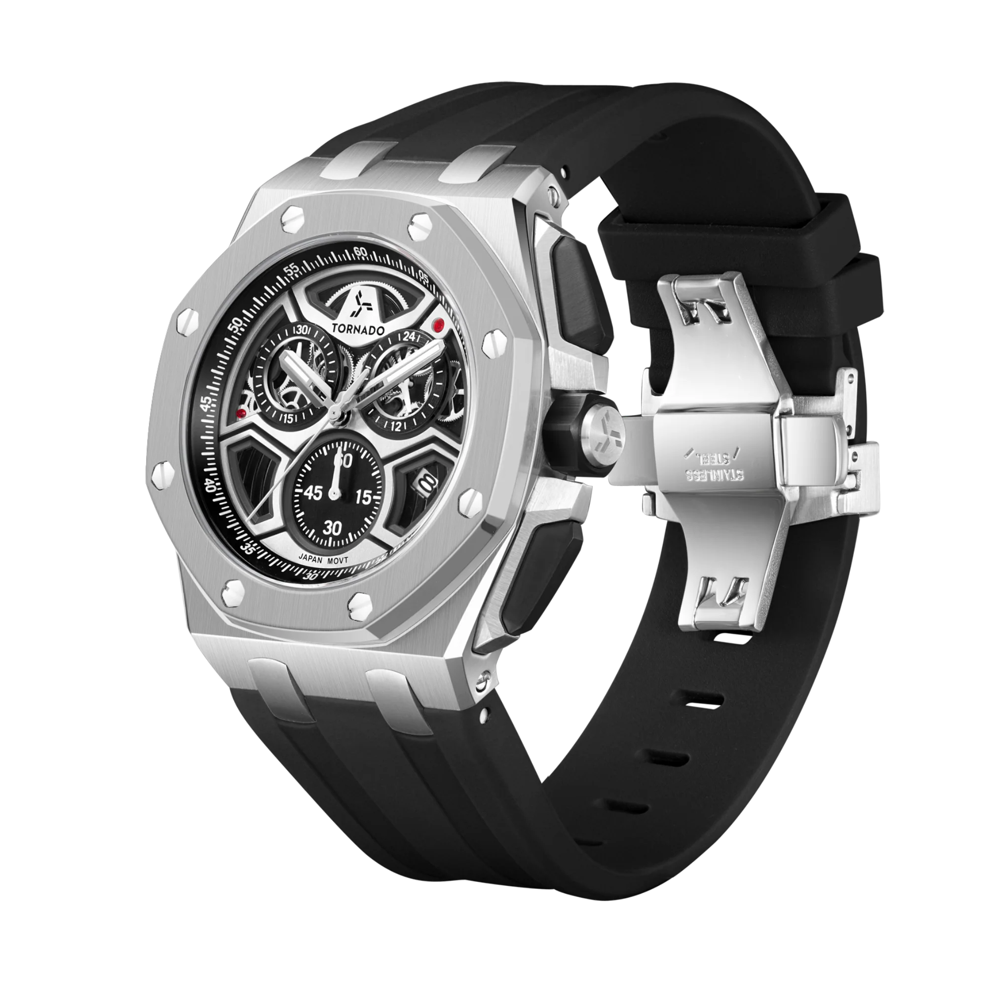 LUMINA CHRONOSPHERE Chronograph Silver Black - Image 2