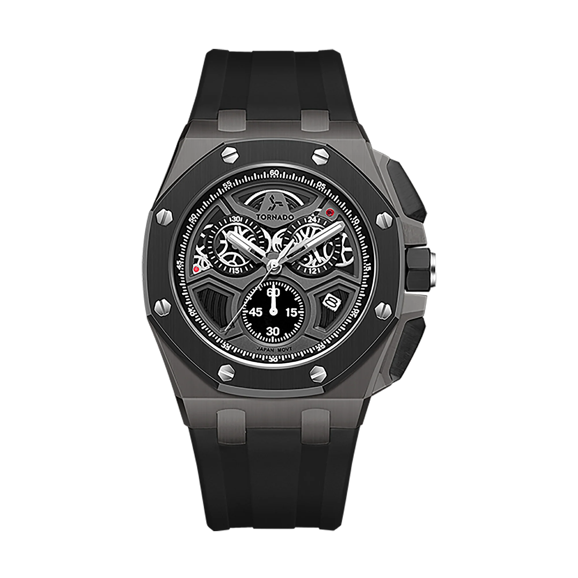 LUMINA CHRONOSPHERE Chronograph Black and Gunmetal
