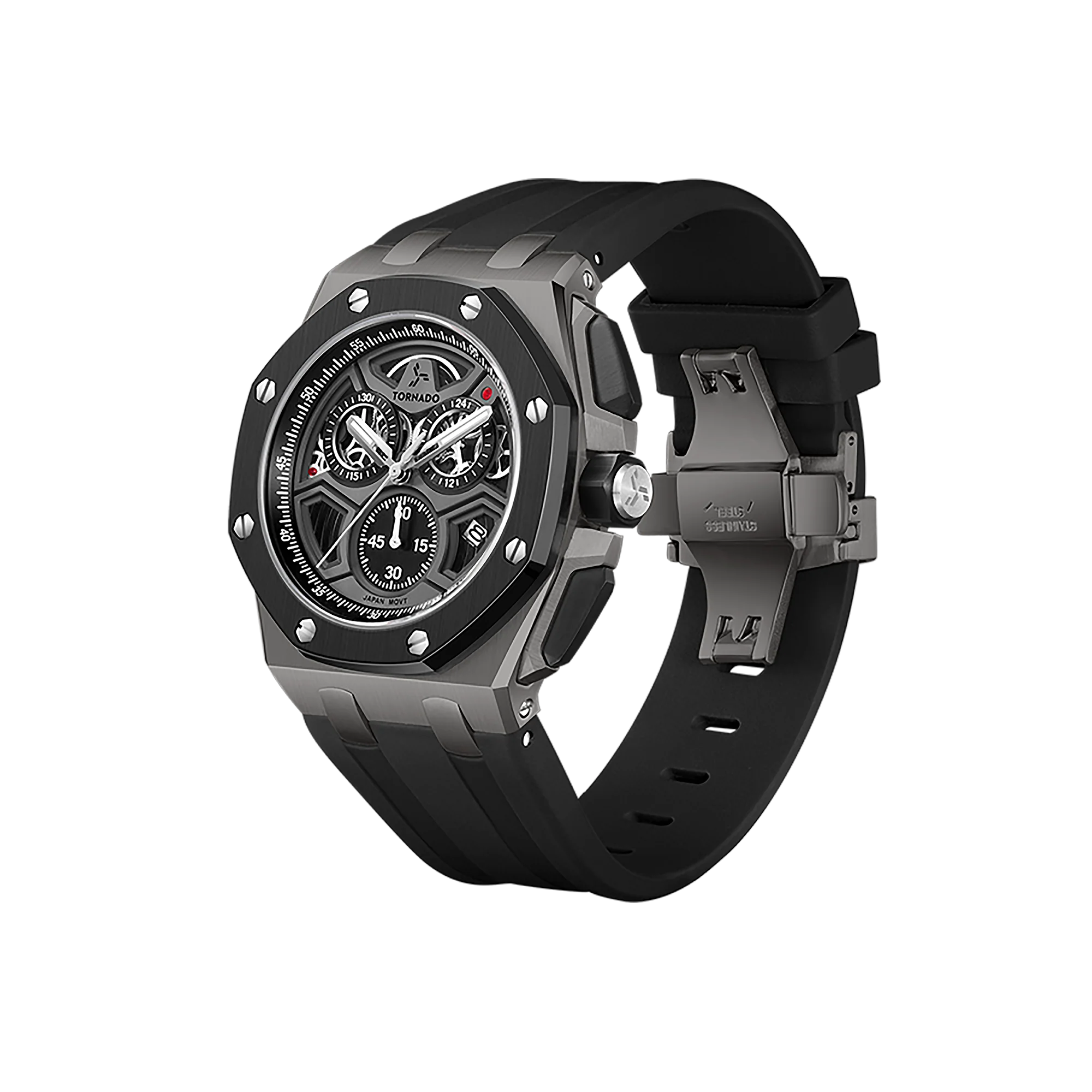 LUMINA CHRONOSPHERE Chronograph Black and Gunmetal - Image 2