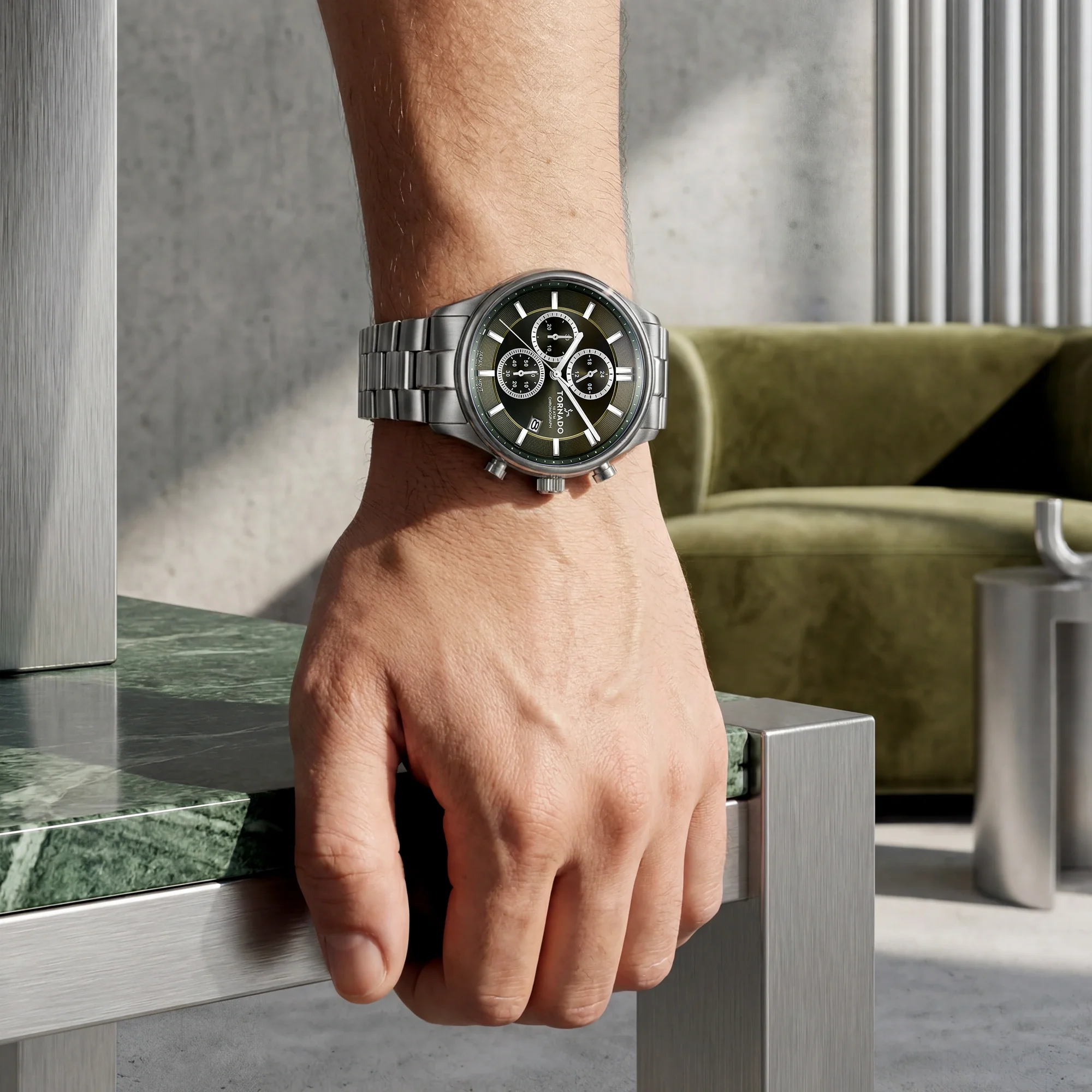 CELESTIA ELITE Chronograph Grey Green - Image 5